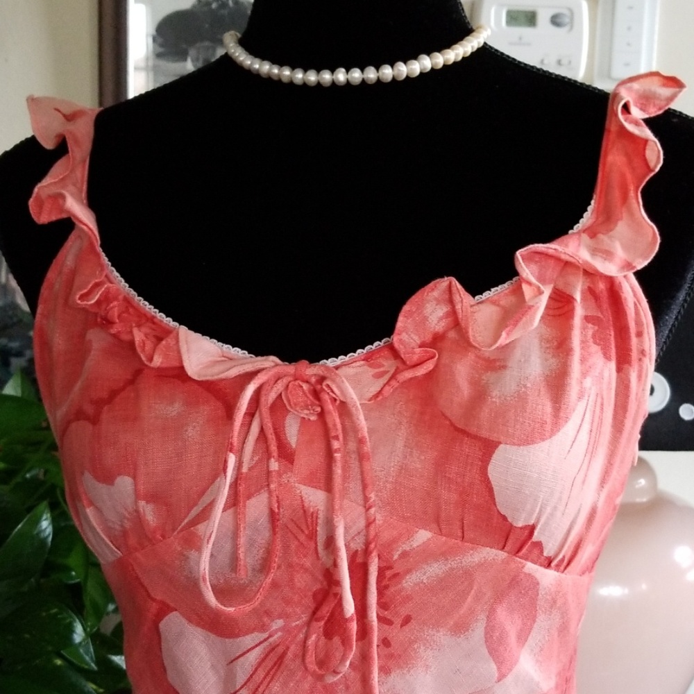 Linen Summer dress sz 8